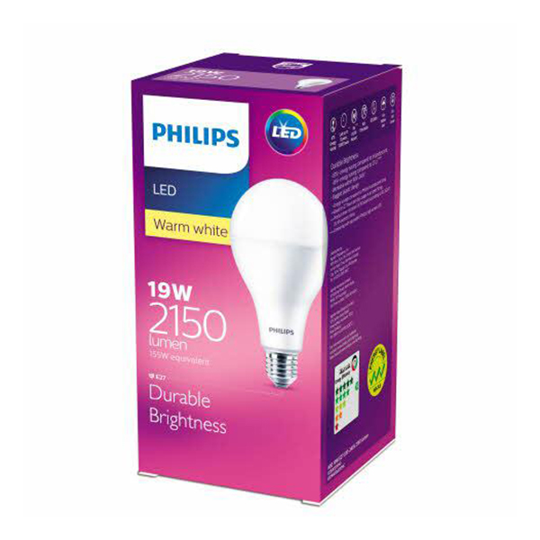 Світлодіодна лампа PHILIPS LEDBulb 19W E27 830 A80 1CT/6APR (929002004049) , 100023690