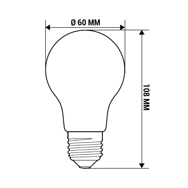 Светодиодная лампа PHILIPS LEDClassic 5,5W E27 600Lm 825 A60 CL_G NDAPR (929001941708), 100015164