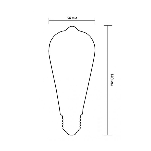 Светодиодная лампа PHILIPS LEDClassic 5,5W E27 600Lm 825 ST64 CL_G NDAPR (929001941808), 100022492