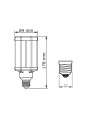 Светодиодная лампа PHILIPS Tforce LED HPL ND 42W E27 830 (929002006502), 100023835