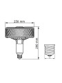 Світлодіодна лампа PHILIPS Tforce LED HPI UN 95W E40 840 WB (929002350802) , 100023830