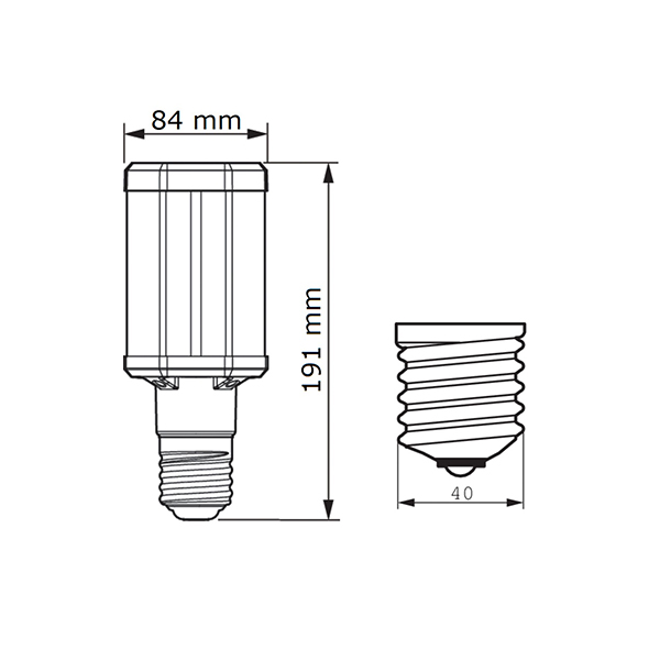 Светодиодная лампа PHILIPS Tforce LED HPL ND 42W E40 830 (929002006702), 100023836