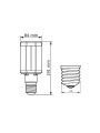 Светодиодная лампа PHILIPS Tforce LED HPL ND 42W E40 840 (929002006802), 100023838