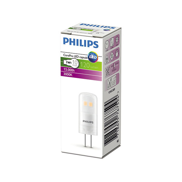 Світлодіодна лампа PHILIPS CorePro LEDcapsuleLV 1-10W G4 830 JC (929002388902) , 100023624