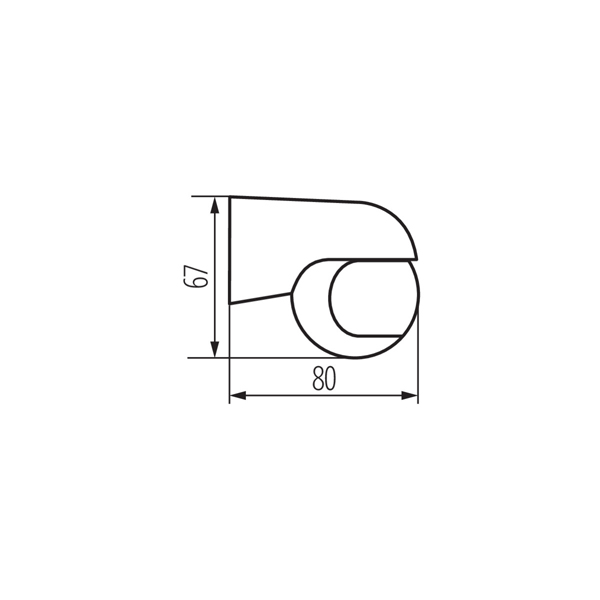 Датчик движения KANLUX ALER MINI-W (23450), 100025021