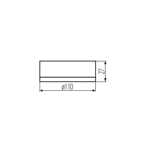 Датчик руху KANLUX ZONA MINI WT-W (37365) , 100024982