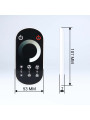 Диммер OEM 24A (8A*3кан) DC 12-24V RF черный (D-24RF8-T-B), 100025611
