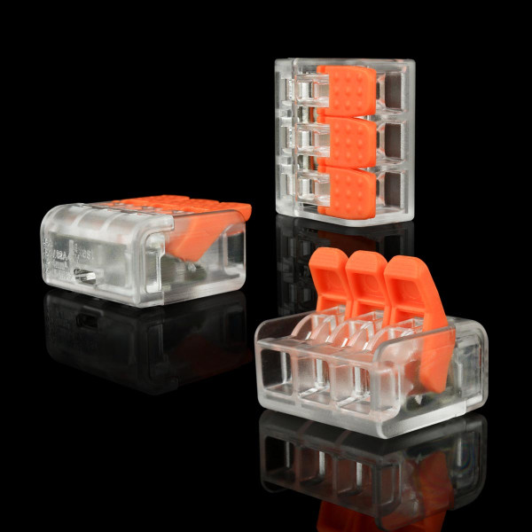 Клемма быстрого монтажа WT-463 3 входа 32А 400В 0.14-4mm², 100020315