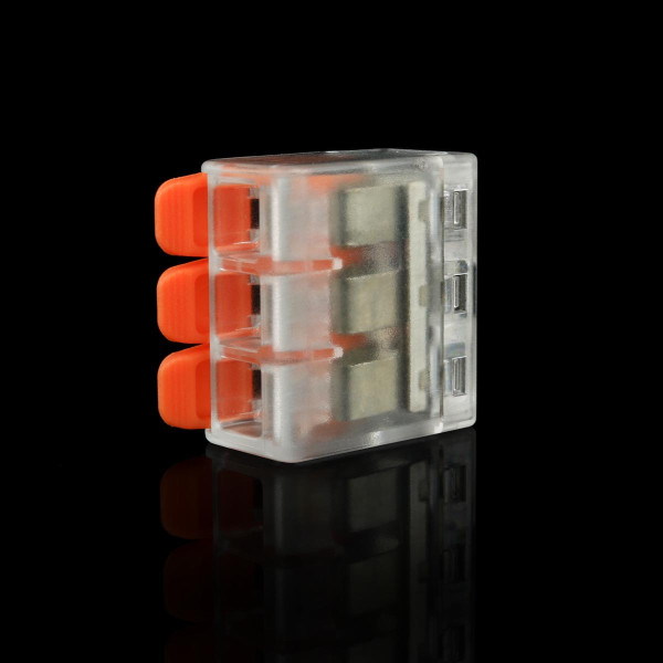 Клемма быстрого монтажа WT-463 3 входа 32А 400В 0.14-4mm², 100020315