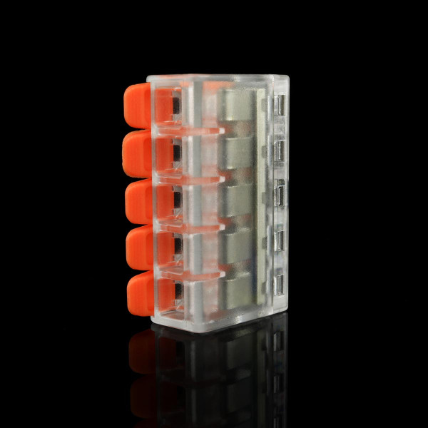 Клема швидкого монтажа WT-465 5 входов 32А 400В 0.14-4mm2 , 100020316