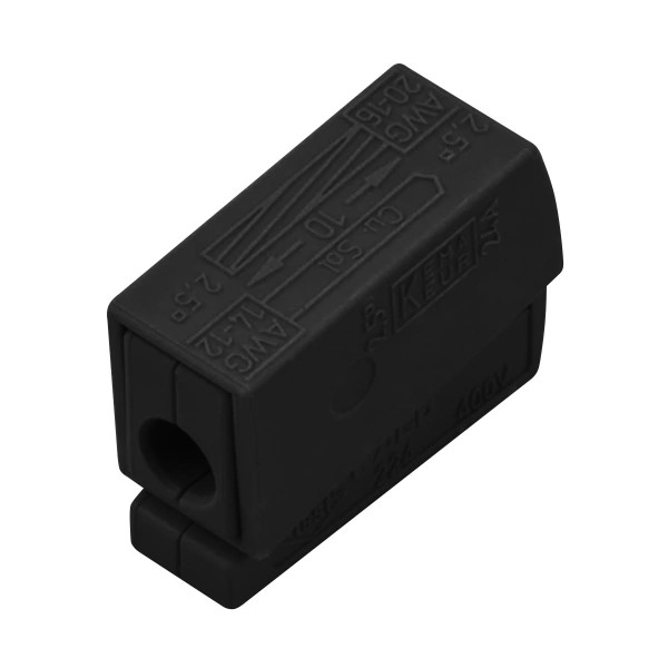 Сполучна клема WAGO, для люстр, 1 однож. дріт, 1 багатож., +120 С (224-104) , 100022463