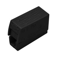 Сполучна клема WAGO, для люстр, 1 однож. дріт, 1 багатож., +120 С (224-104)