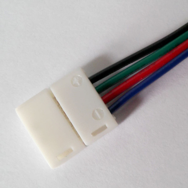 Коннектор для светодиодных лент OEM SC-08-SW-10-4 10mm RGB joint wire (провод-зажим), 100000477