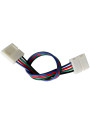 Коннектор для светодиодных лент OEM SC-09-SWS-10-4 10mm RGB 2joints wire (провод-2 зажима), 100000566