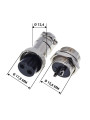 Коннектор для светодиодных лент OEM №17 2pin-2pin "мама" + "папа" металл, 100003873