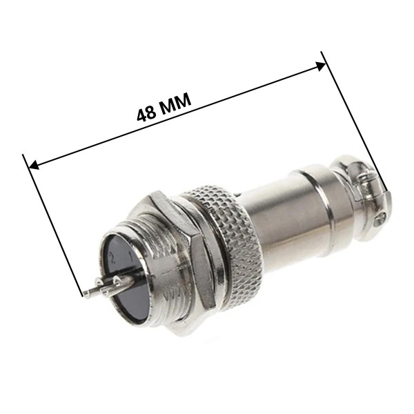 Коннектор для светодиодных лент OEM №18 4pin-4pin "мама" + "папа" металл, 100003874