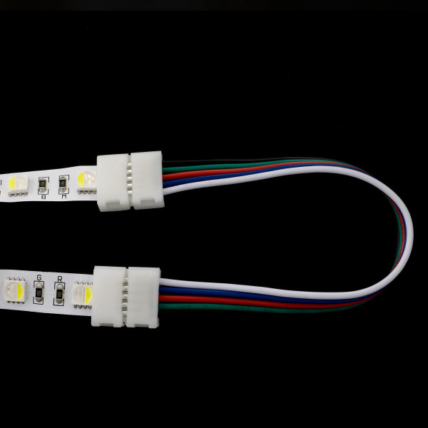 Коннектор для светодиодных лент OEM SC-22-SW-15-5 10mm RGBW 2joints wire (провод-2зажима), 100012223