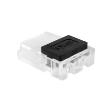 Коннектор для светодиодных лент OEM SC-27-SW-10-2  10 мм, 2 pin, (провод-лента), invisible style