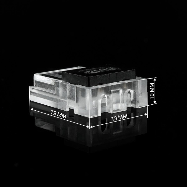 Коннектор для светодиодных лент OEM SC-27-SW-10-2 10 мм, 2 pin, (провод-лента), invisible style, 100020311