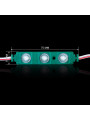 Светодиодный модуль BRT XG193 5630-3 1,5W DC 12V IP65 зелёный с линзой (XG193 LM-12-1.5-5630-7515), 100014573