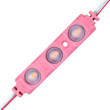 Светодиодный модуль BRT XG194 5630-3 1,5W DC 12V IP65 розовый с линзой (XG194 LM-12-1.5-5630-7515)