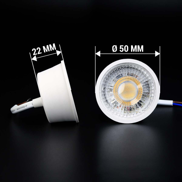 Светодиодная лампа Biom MR16 7W 600Lm 4500K модуль, лінза 60 (BT-903), 100025757