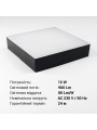 Світильник світлодіодний Biom NL 230V 12W 5000К IP20 чорний (NL-2-S12-B-5) , 100025799
