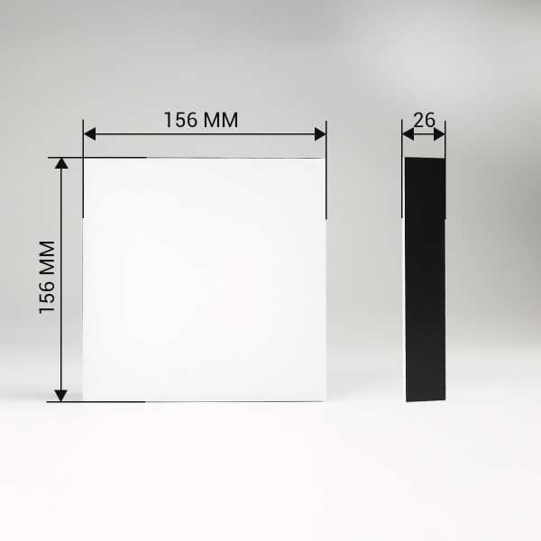 Світильник світлодіодний Biom NL 230V 18W 5000К IP20 чорний (NL-2-S18-B-5) , 100025800