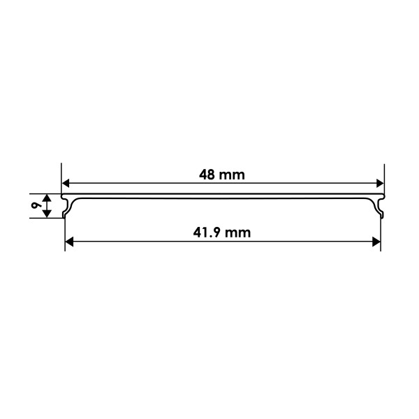 Розсіювач матовий BIOM ЛМ-50М для профиля LSB-50AB, 2 м (LM-50М) , 100016973