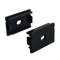 Заглушка BIOM ЗП-20Ч для профілю LP-20B, чорна (ZP-20B)