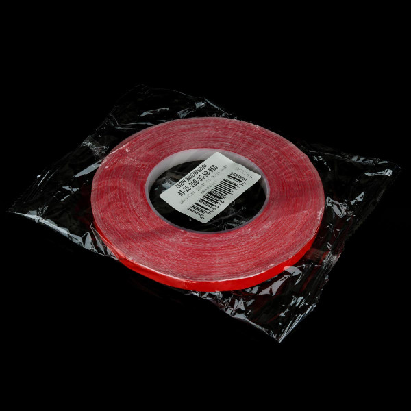 Скотч AT-2s-200-95-50-RED (9,5мм х 50м) тканевая основа, красный, 100018910