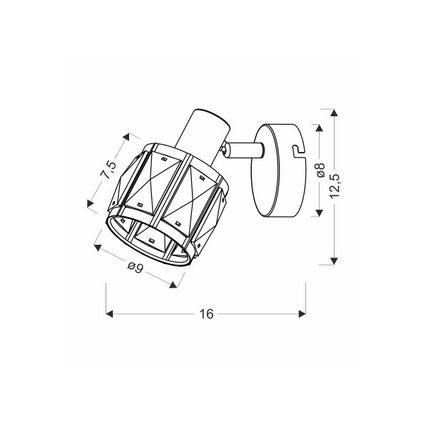 Бра Candellux DUBAI (91-23476) , 100025392
