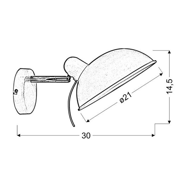 Бра Candellux DURIO White (21-51448) , 100025393