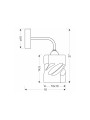 Бра Candellux Felis Grey (21-00125) , 100025057