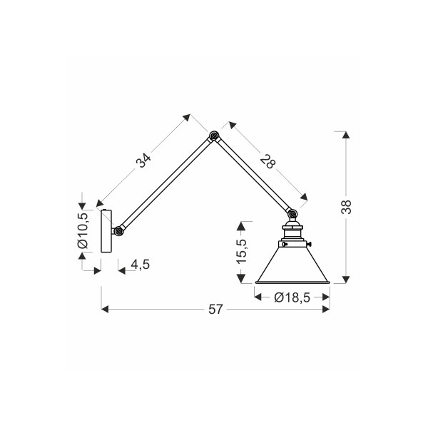 Бра Candellux Fundo (21-05908) , 100025397