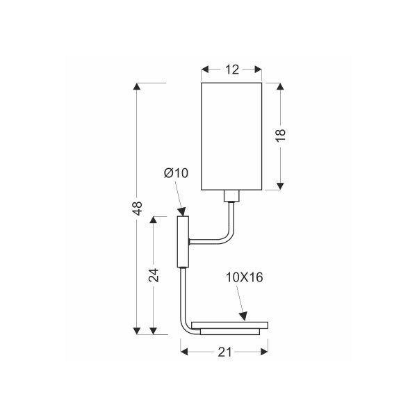 Бра Candellux Keto (21-76854) , 100025080