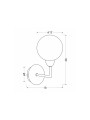 Бра Candellux Logos (21-05434) , 100025406