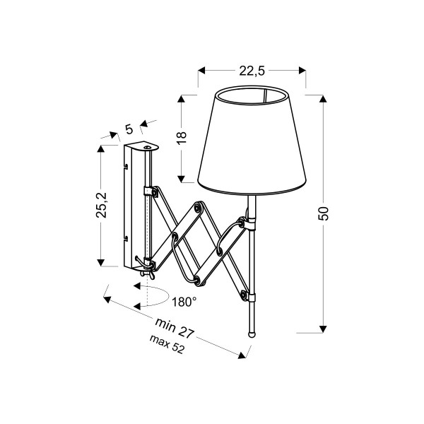 Бра Candellux Mito (21-75437) , 100025065