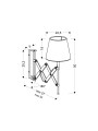 Бра Candellux Mito (21-75437) , 100025065