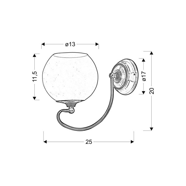 Бра Candellux ORBIT (21-69344) , 100025066