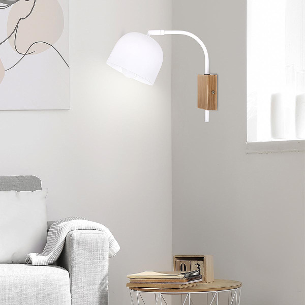 Бра Candellux RUPI White (21-75482) , 100025437