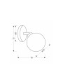 Бра Candellux Rodia Chromium (91-20963) , 100025436