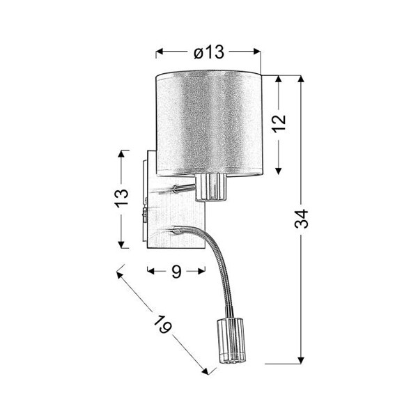 Бра Candellux SYLWANA Gold (21-29287) , 100025450