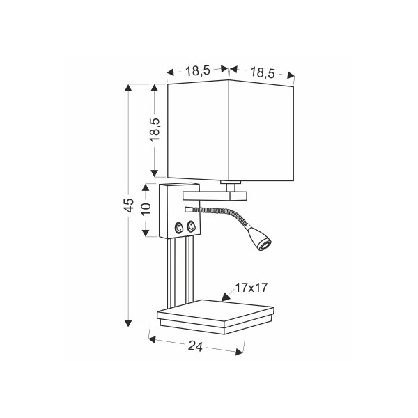 Бра Candellux Theo (21-76885) , 100025081
