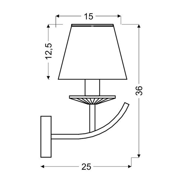 Бра Candellux VALENCIA (21-84418) , 100025072