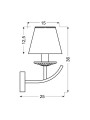 Бра Candellux VALENCIA (21-84418) , 100025072