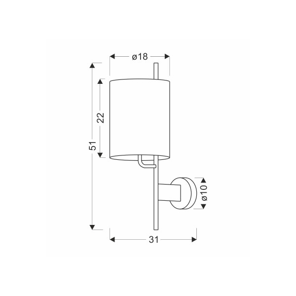 Бра Candellux ZETA (21-25388) , 100025077