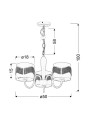 Люстра Candellux ANTONIO (33-22998) , 100025120