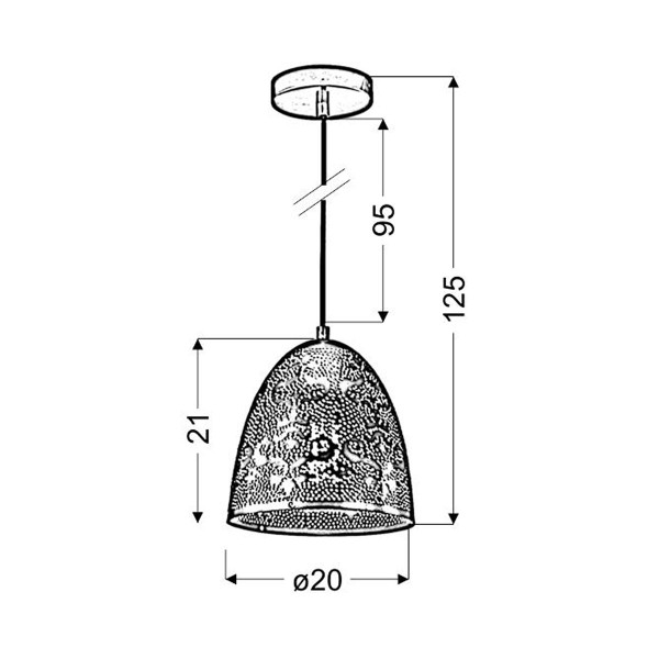 Люстра Candellux BENE White (31-70340) , 100025180