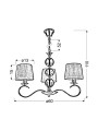 Люстра Candellux CLARA (33-21618) , 100025132
